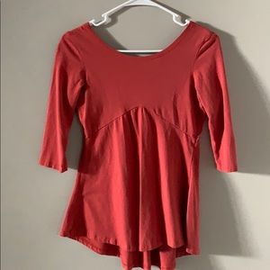 Elegantees V-Back Three Quarter Tee,…